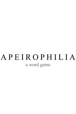 Jaquette de APEIROPHILIA